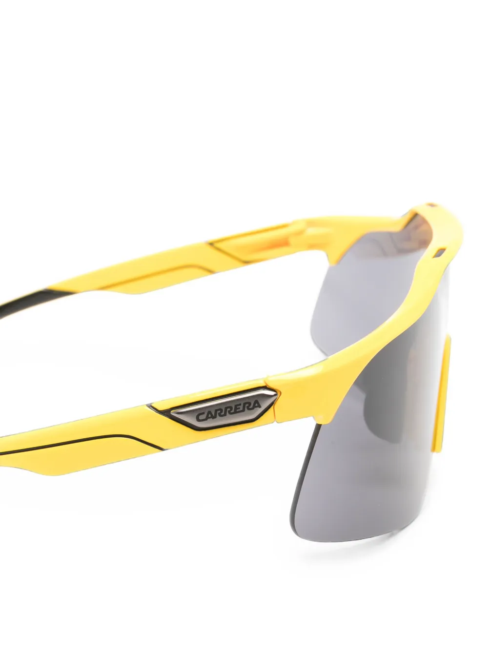 Carrera x Ducati zonnebril met geometrisch montuur Geel