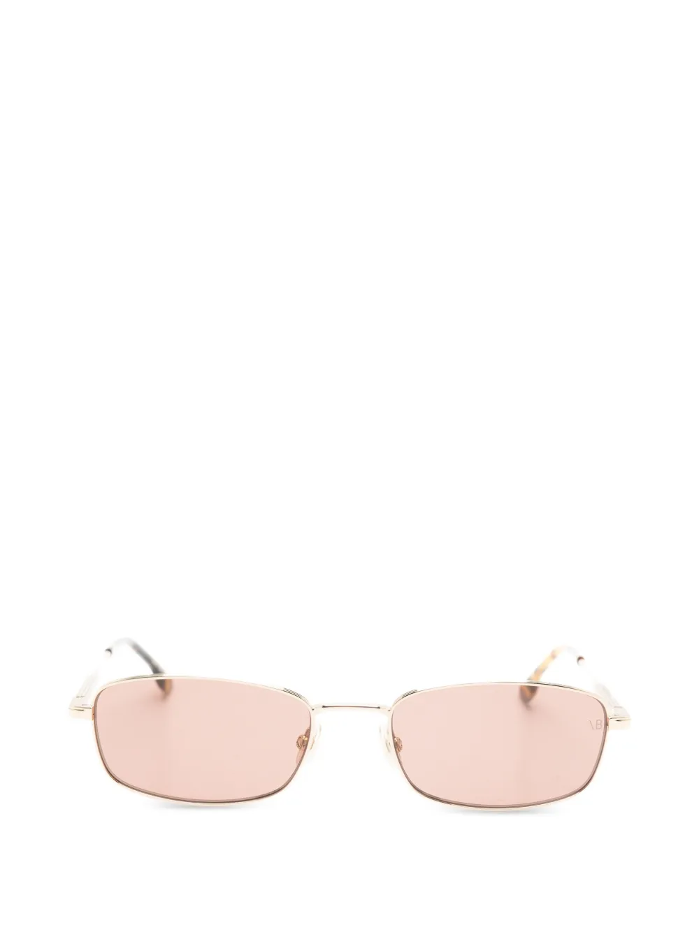 Victoria Beckham Eyewear Sonnenbrille mit eckigem Gestell - Gold
