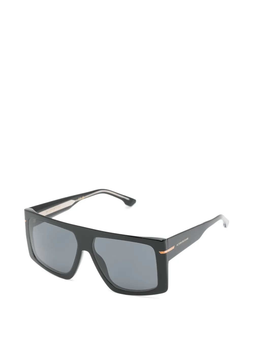Victoria Beckham Eyewear Zonnebril met rechthoekig montuur Zwart