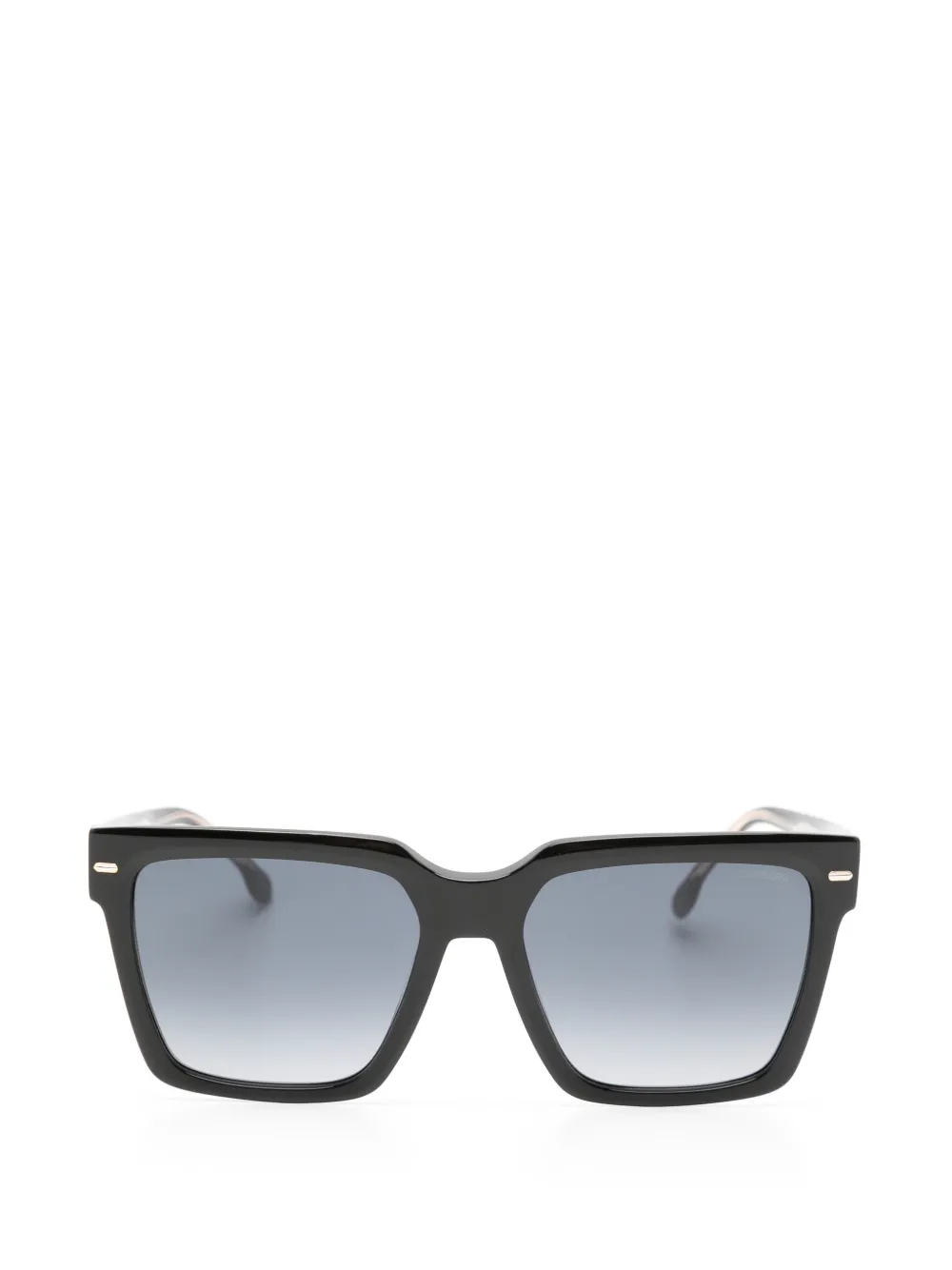 Carrera Sonnenbrille mit eckigem Gestell - Schwarz