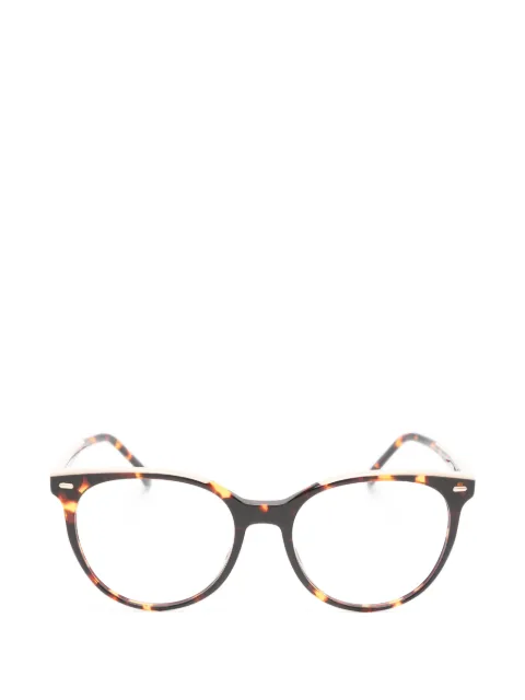 Carrera tortoiseshell-effect round-frame glasses