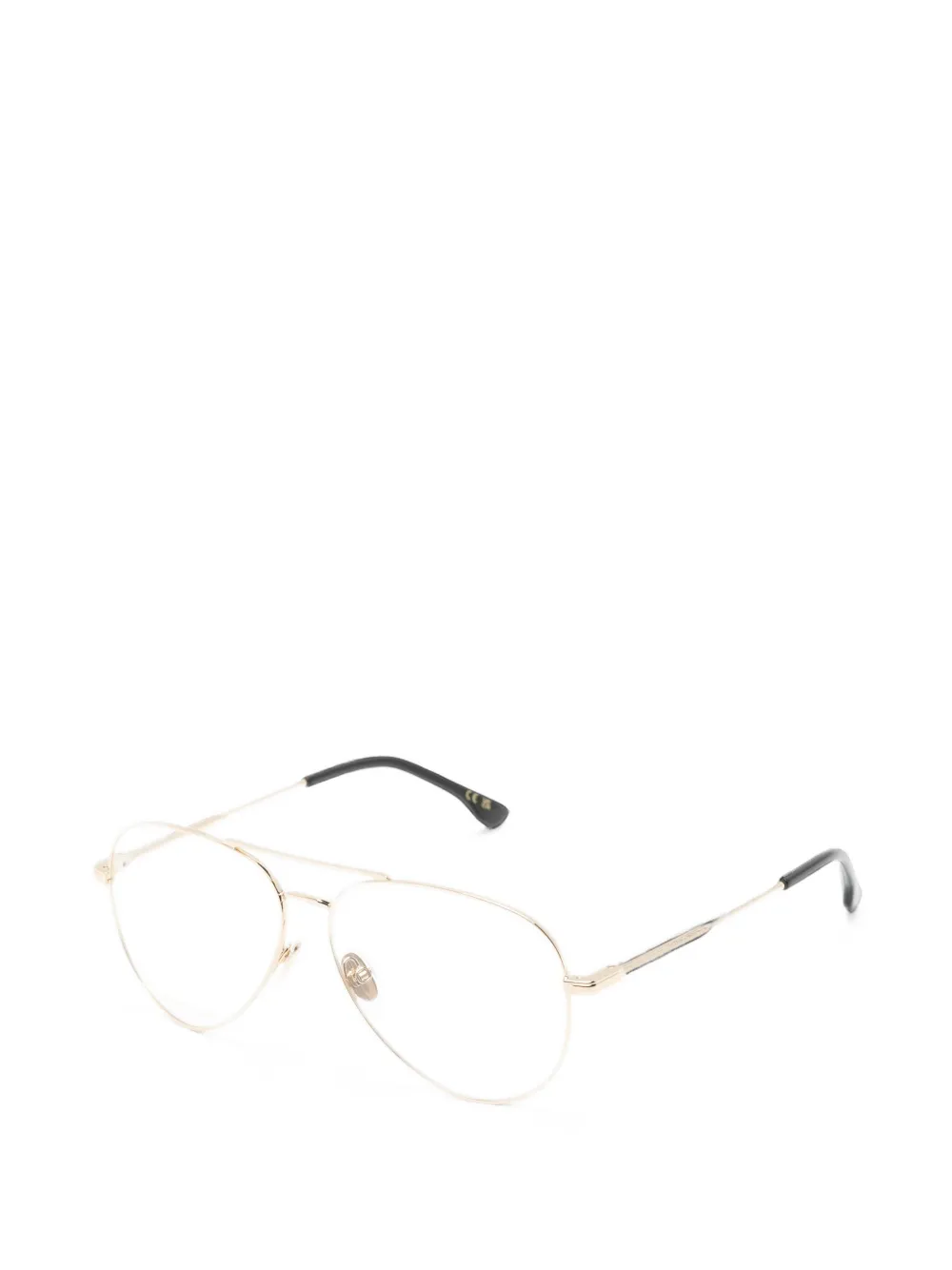 Victoria Beckham Eyewear Bril met piloten montuur Goud