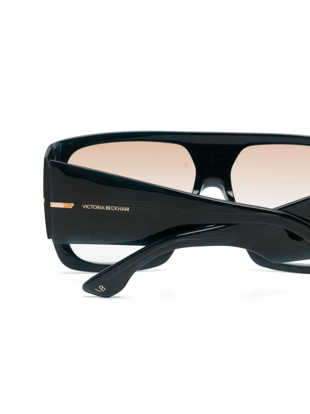 Victoria Beckham Eyewear Zonnebril met geometrisch montuur Zwart