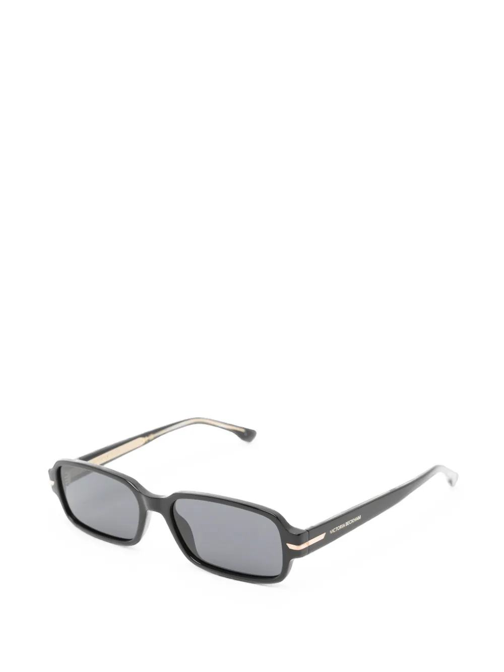 Victoria Beckham Eyewear Zonnebril met rechthoekig montuur Zwart