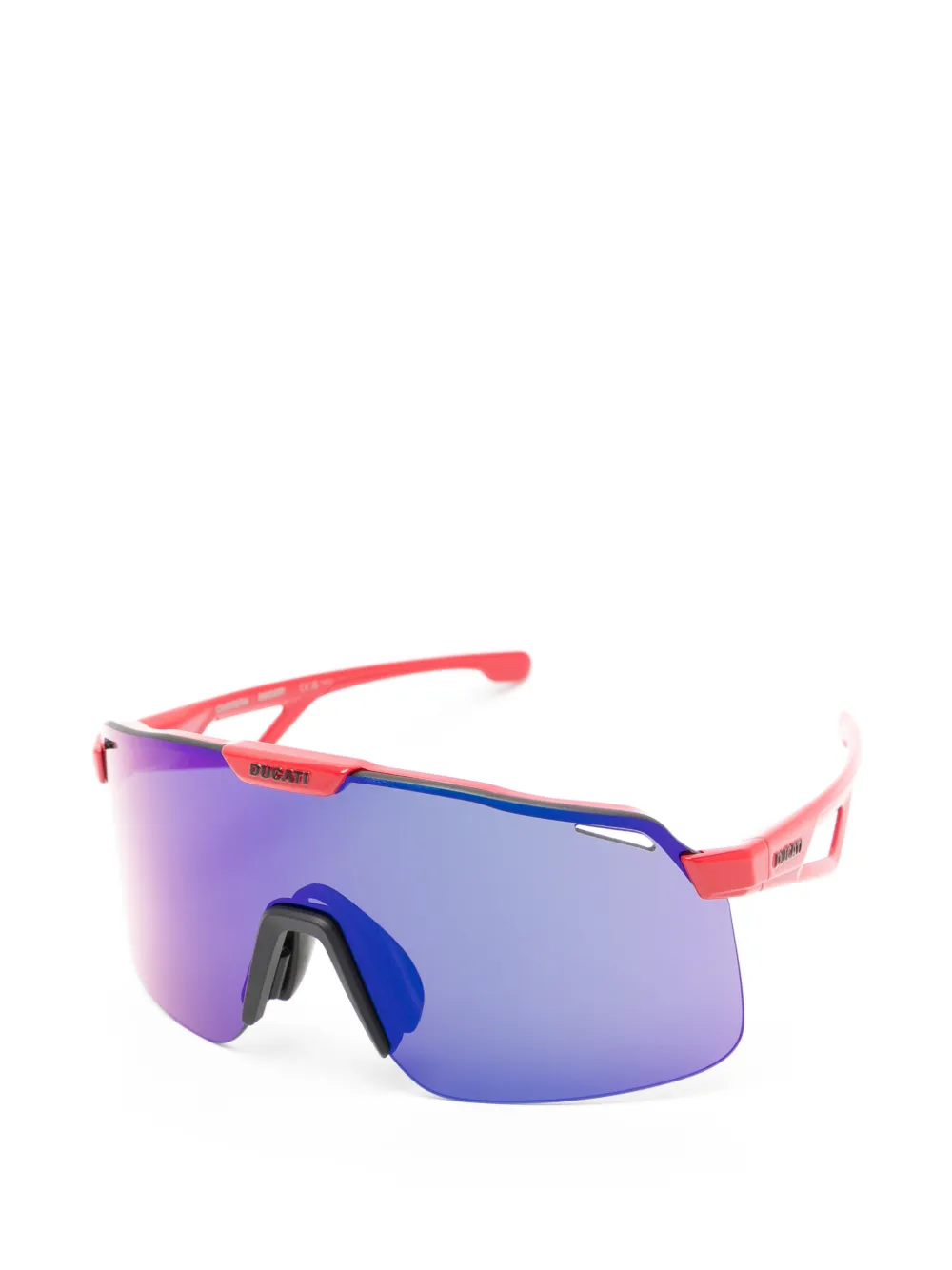 Carrera x Ducati zonnebril met gegraveerd logo Rood