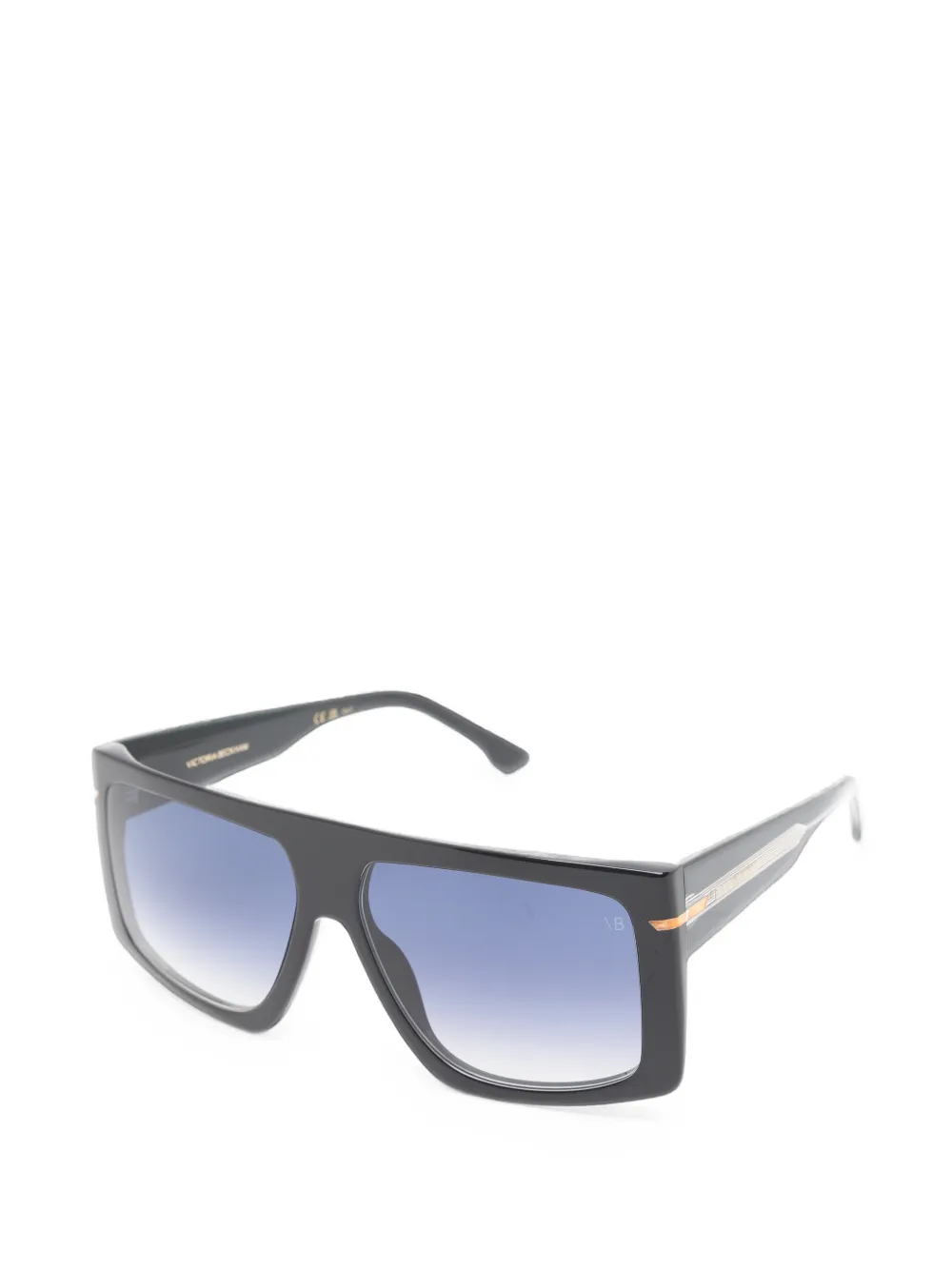 Victoria Beckham Eyewear Zonnebril met geometrisch montuur Zwart