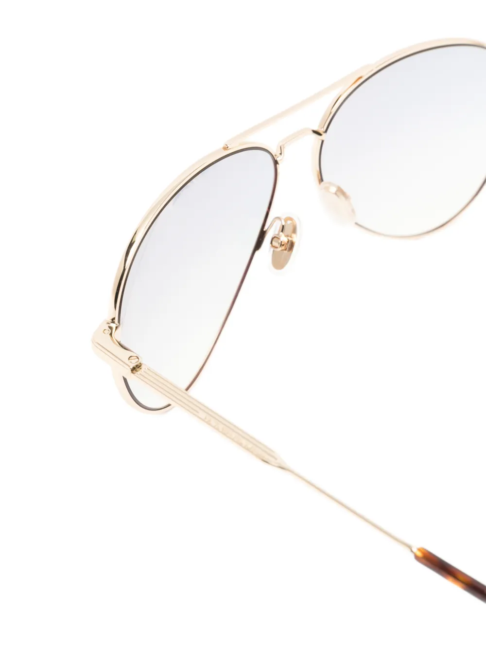 Victoria Beckham Eyewear Zonnebril met piloten montuur Goud