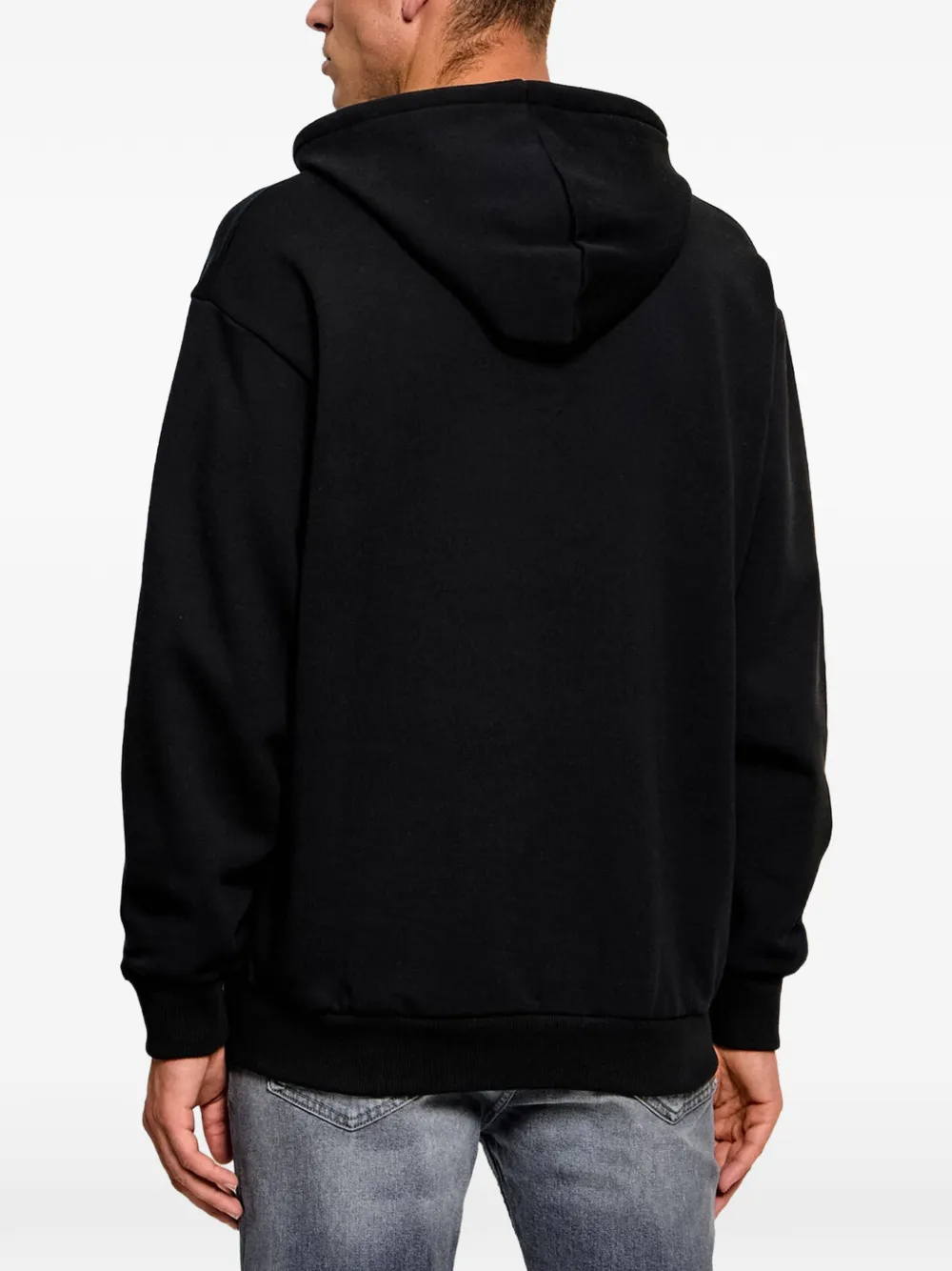 Lacoste Fleece hoodie Zwart