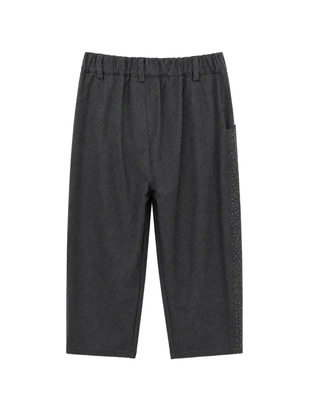 Miss Grant Kids Broek verfraaid met stras en trekkoord Grijs