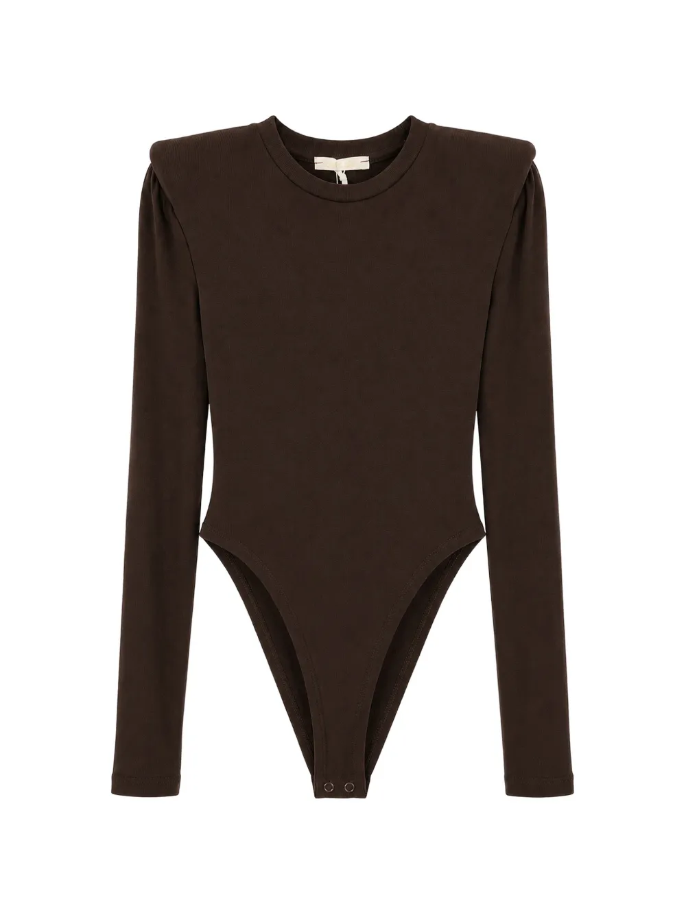 Miss Grant Kids padded-shoulder bodysuit - Marrone