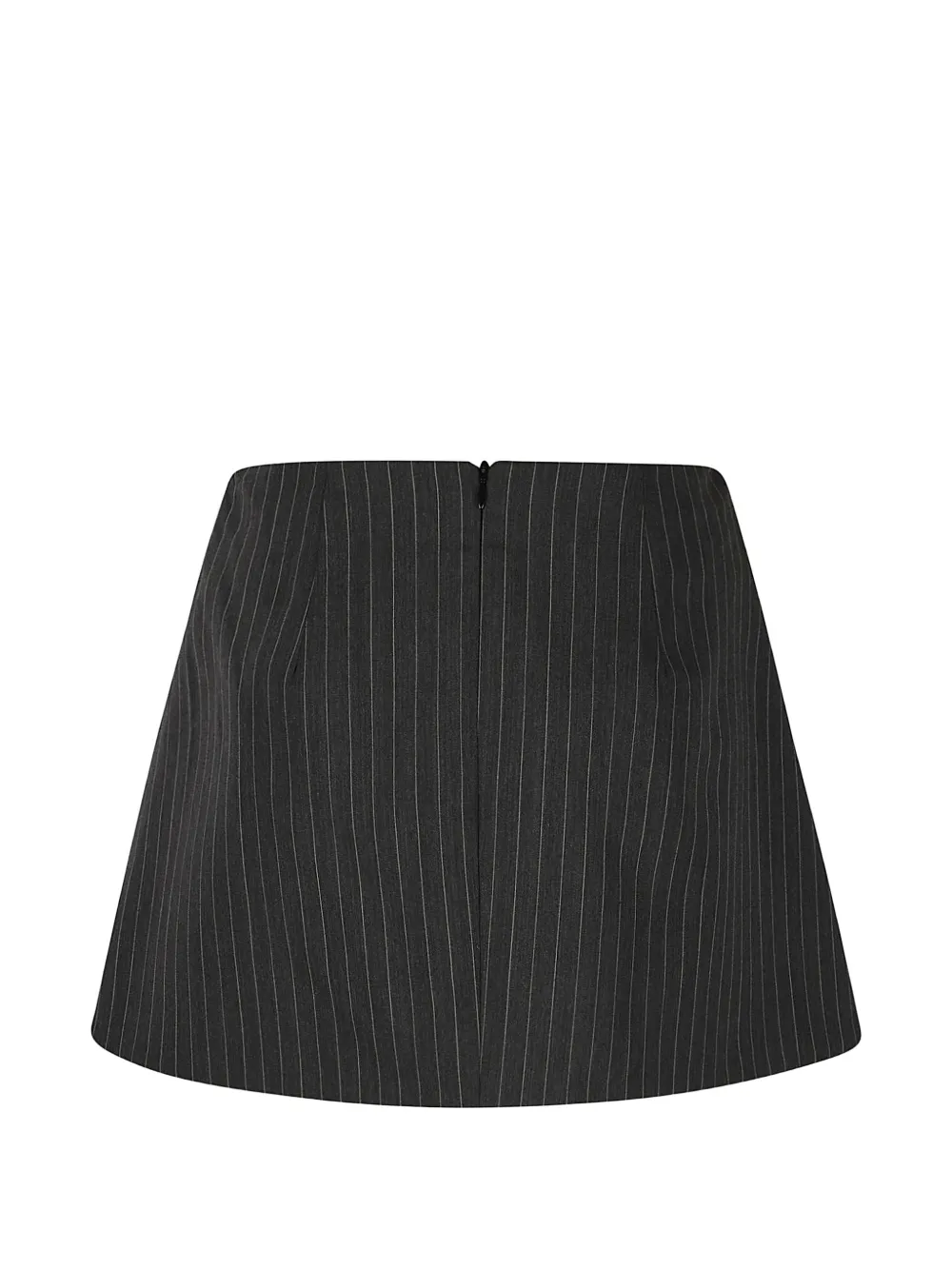 IRO pinstriped pleated skirt Grijs