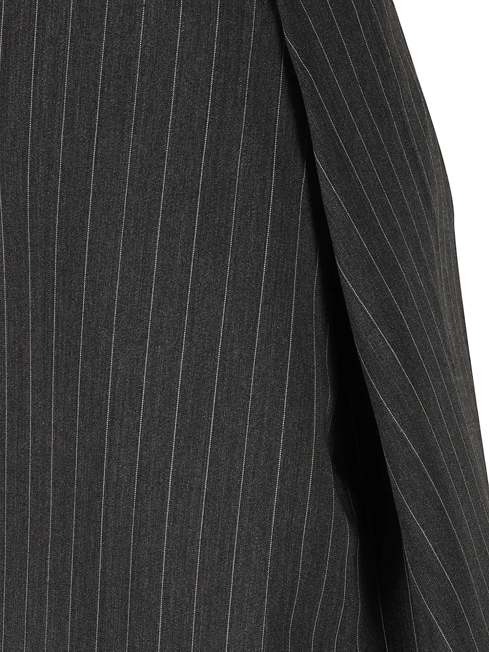 IRO pinstriped pleated skirt Grijs