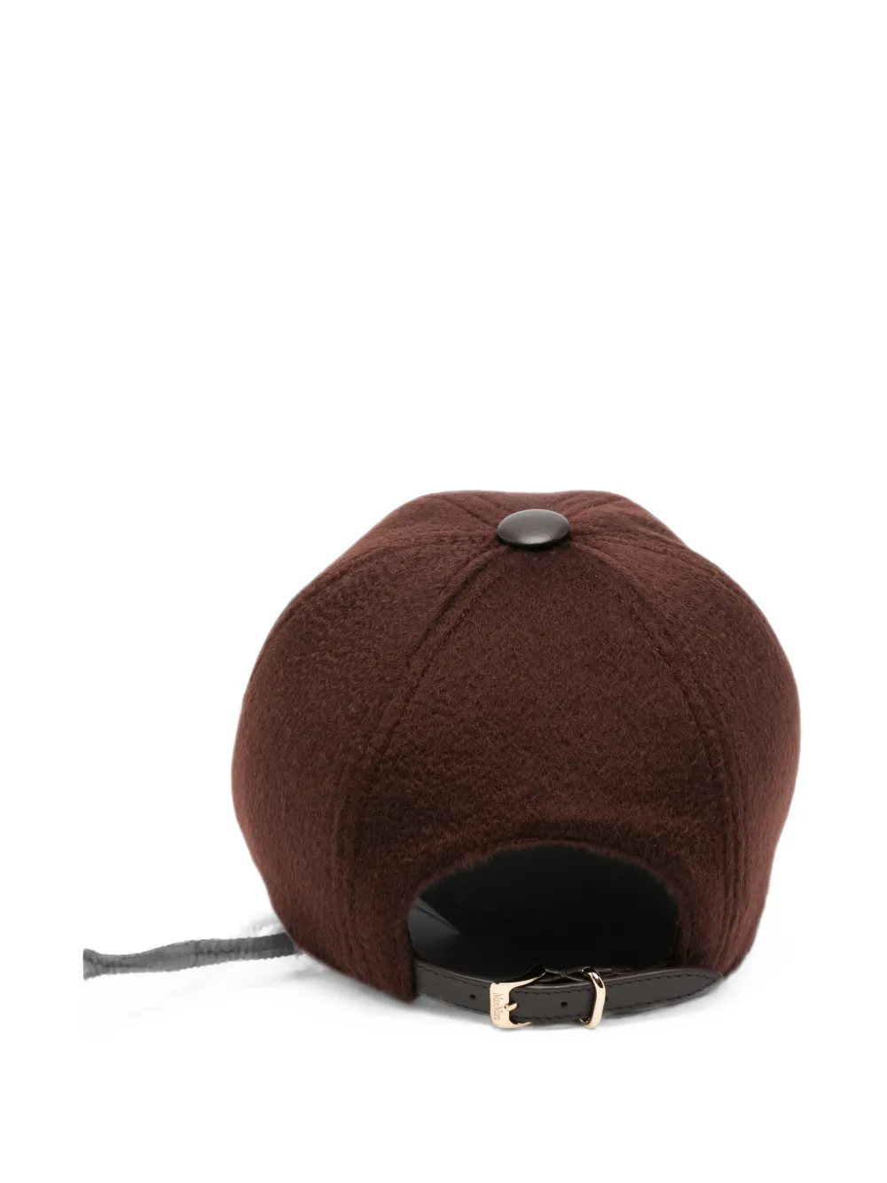 Max Mara logo-patch cashmere baseball cap Bruin