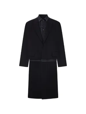 Yohji Yamamoto ウール コート | ブラック | FARFETCH JP