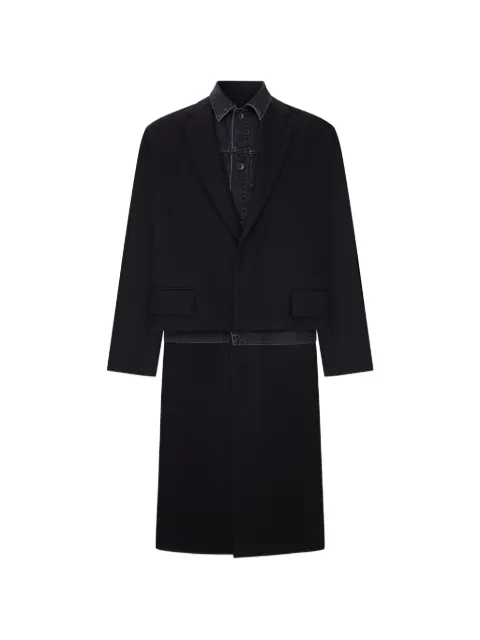 sacai layered-design coat