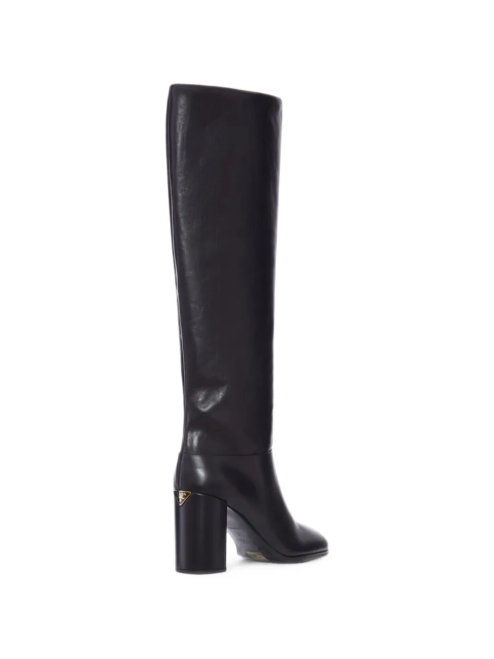 Prada Leren laarzen Zwart