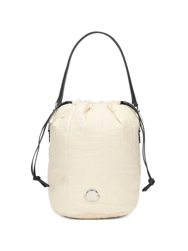 Moncler Caradoc Bucket Bag in Neutrals