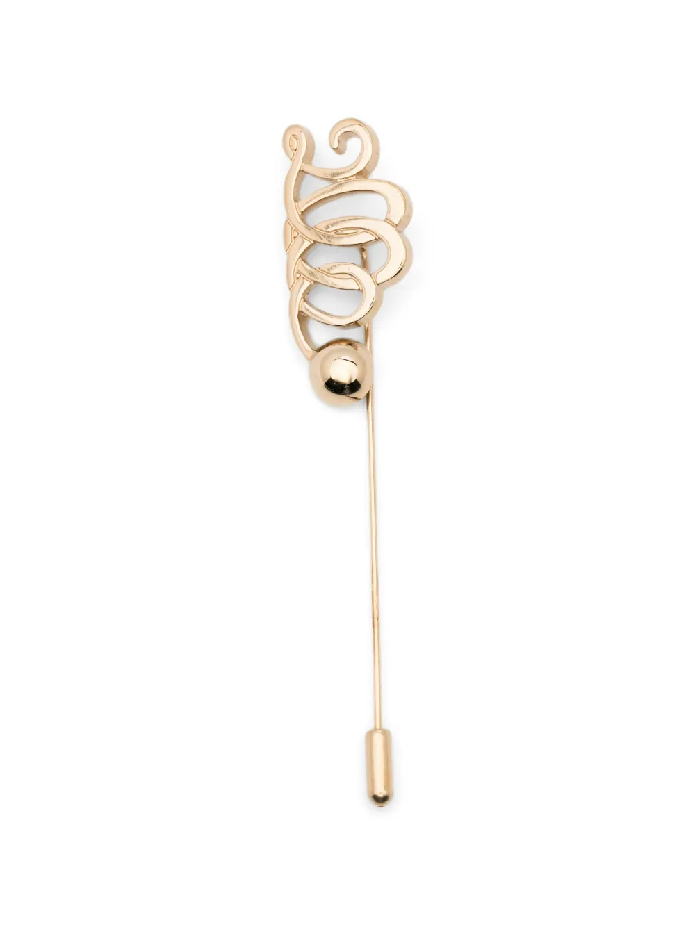 Ferragamo Pre-Owned broche Gancini (années 1980) - Or