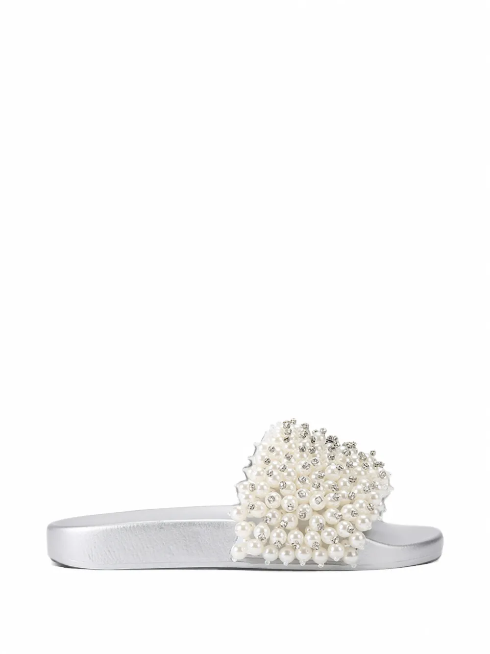 Kurt Geiger London Meena Eagle bead slides Wit