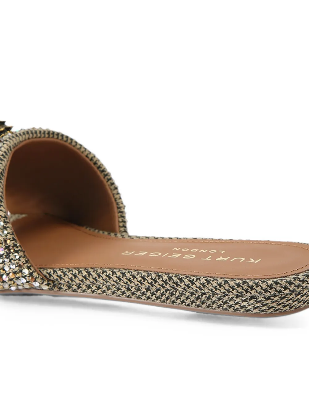 Kurt Geiger London Kensington flat sandals Goud
