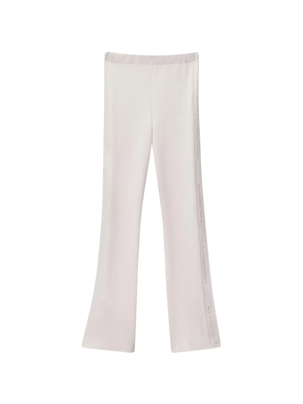Alexander Wang logo-debossed track pants - Toni neutri