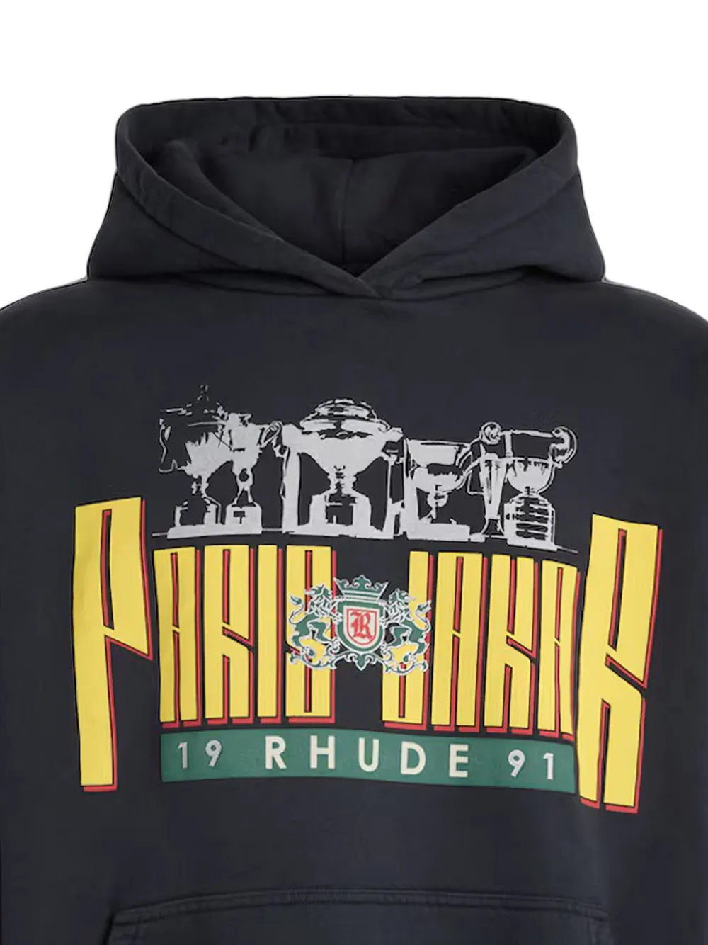 RHUDE Trofeo hoodie met logo-print Zwart