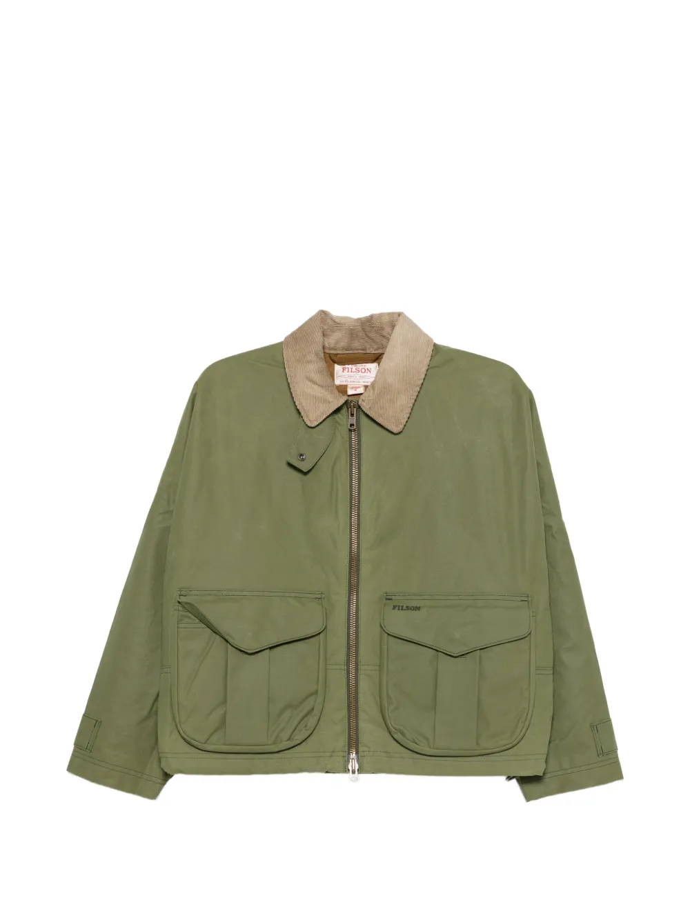 Filson Shelter corduroy-collar zip-up jacket