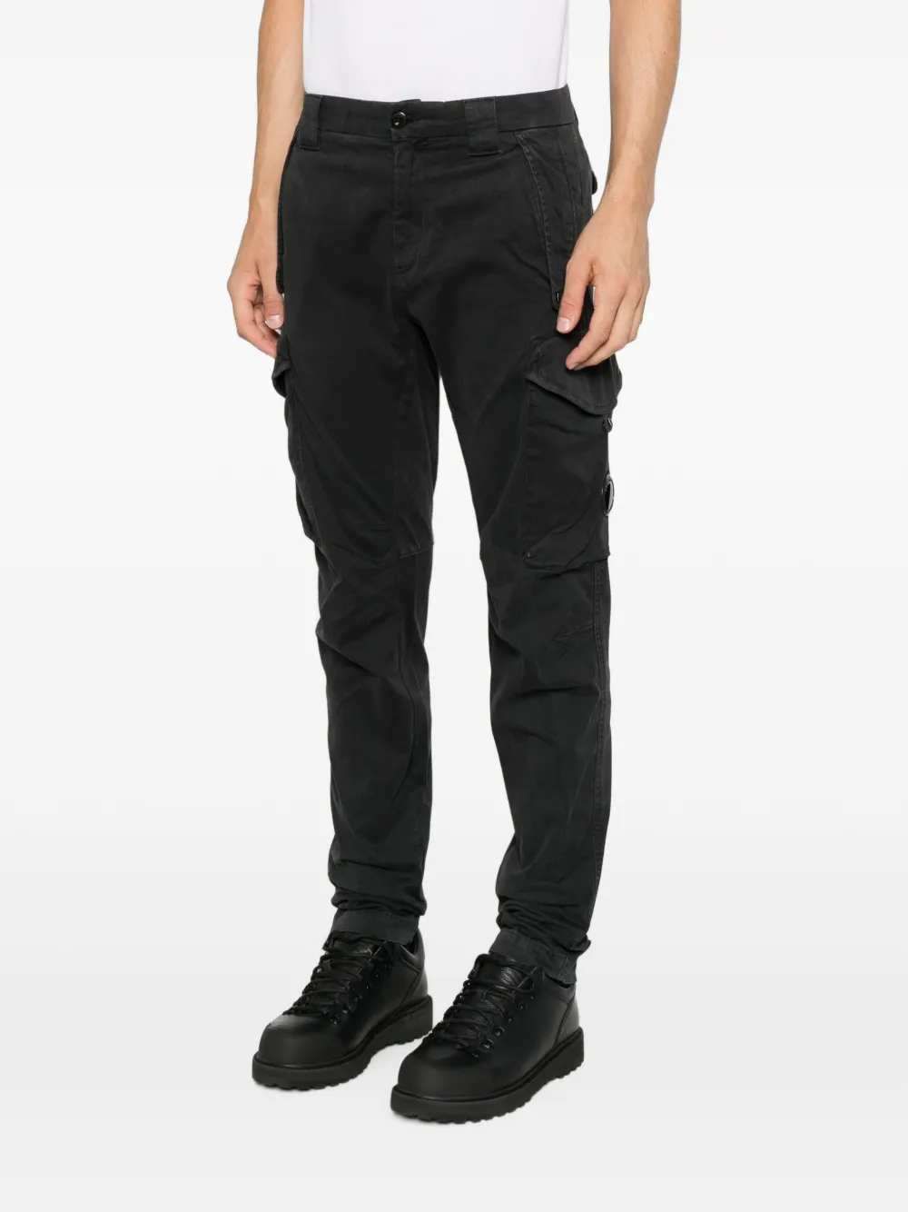 C.P. Company Cargo broek met Lens-detail Zwart