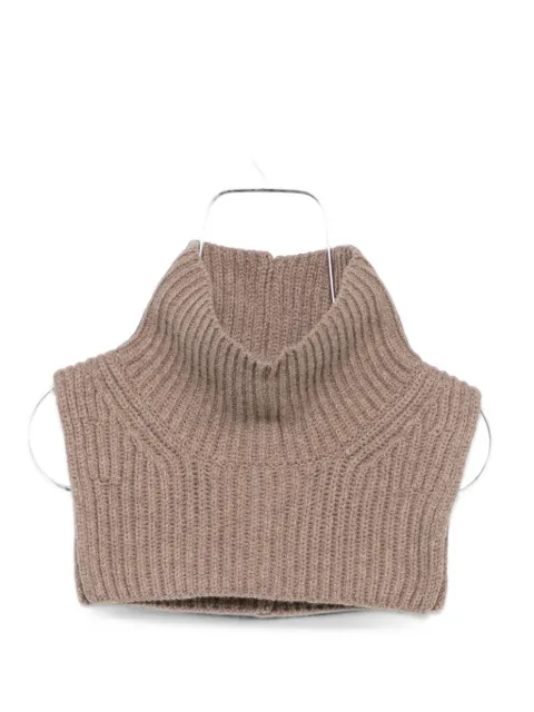Soeur Gad ribbed-knit high-neck scarf