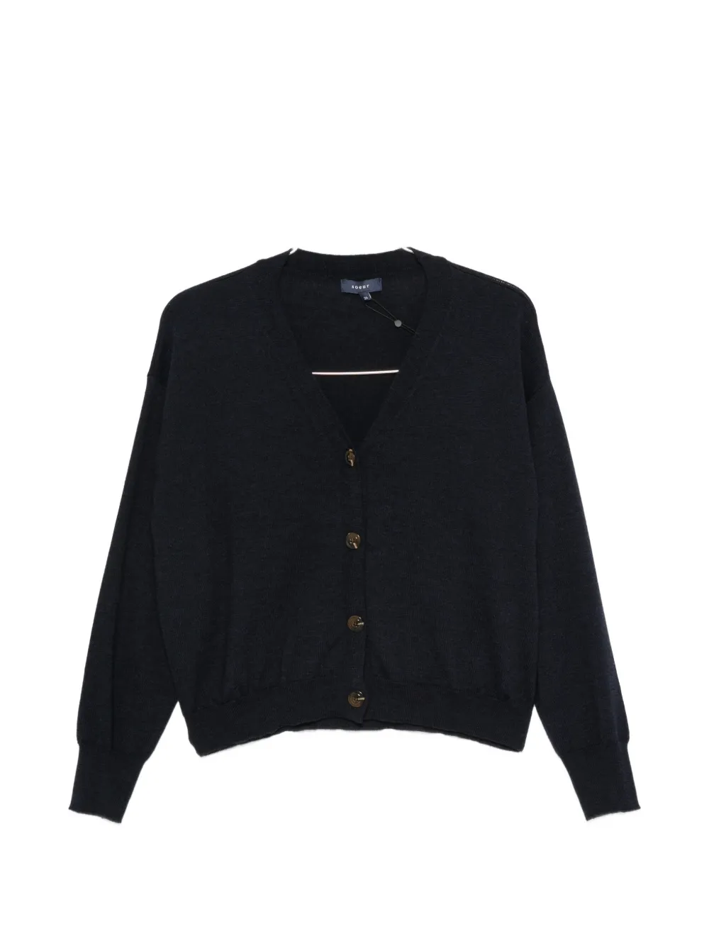 Soeur V-neck merino cardigan - Blau