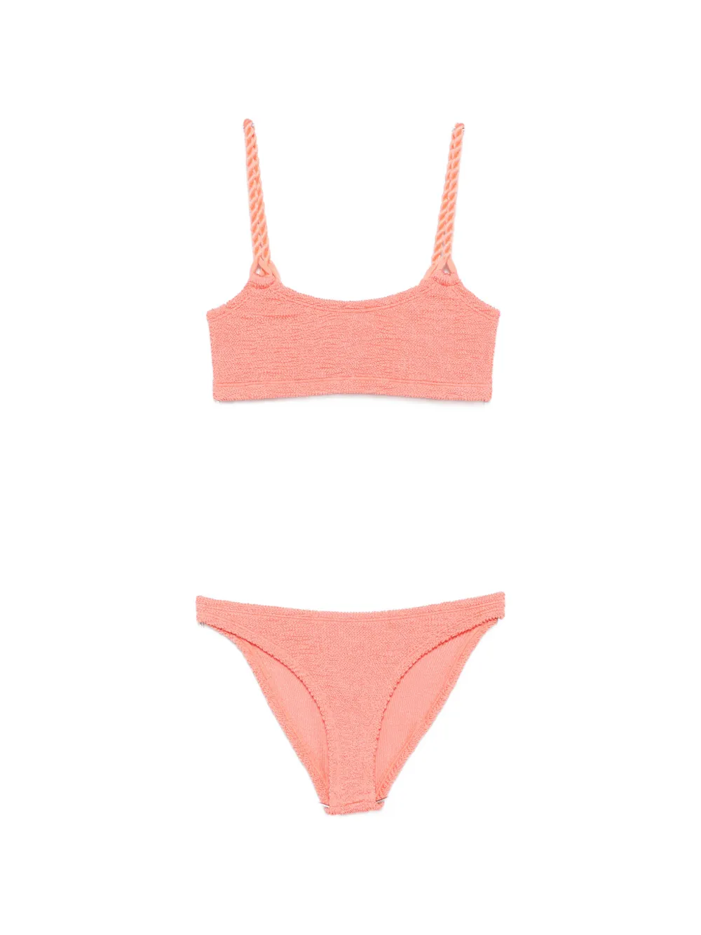 Hunza G Phoebe crinkle-effect bikini - Orange