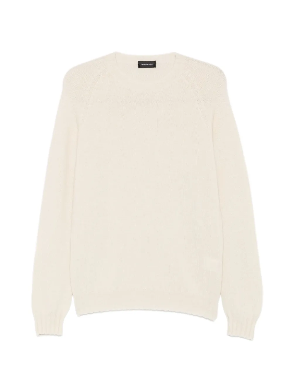 Tagliatore Nobhil Pullover mit geripptem Besatz - Nude