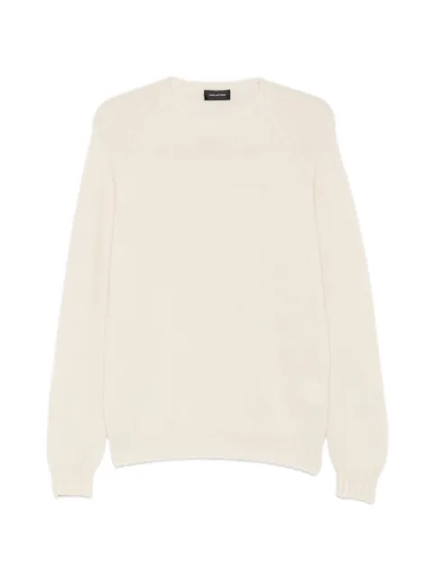 Tagliatore Nobhil long-sleeve ribbed-trim sweater