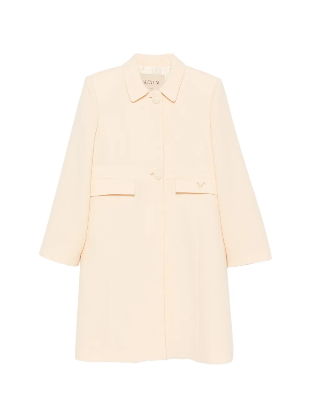 Valentino Garavani Mantel mit VLogo - Nude