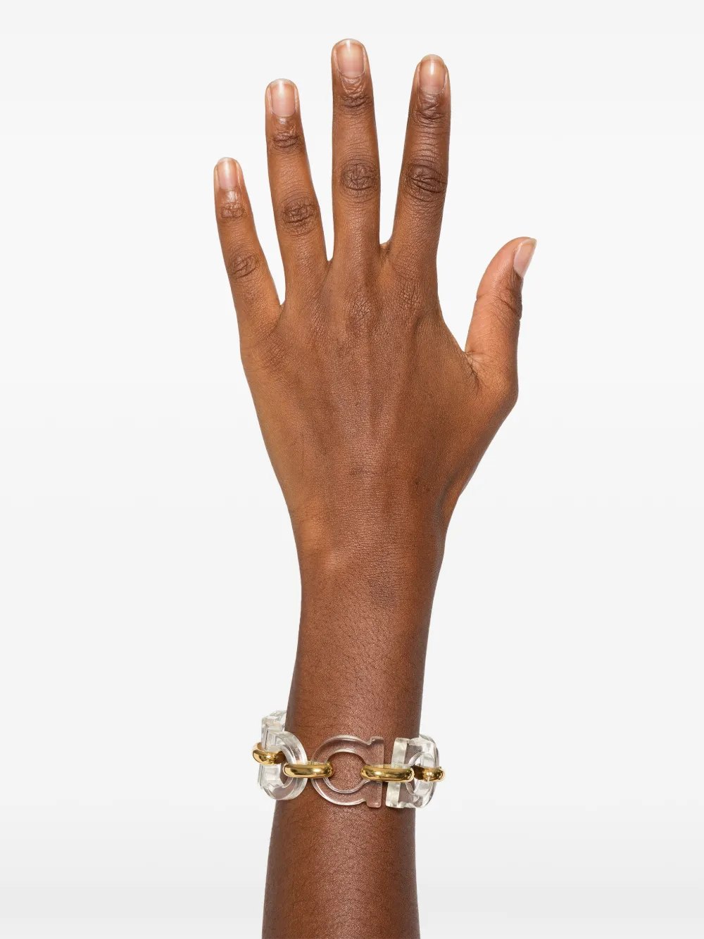 Ferragamo Pre-Owned 1980s Gancini link bracelet - Oro