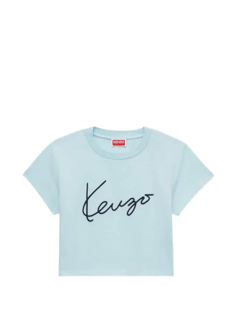 Kenzo Kenzo Signature embroidered T-shirt