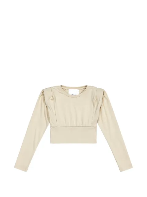 Miss Grant Kids structured-shoulder long-sleeve T-shirt