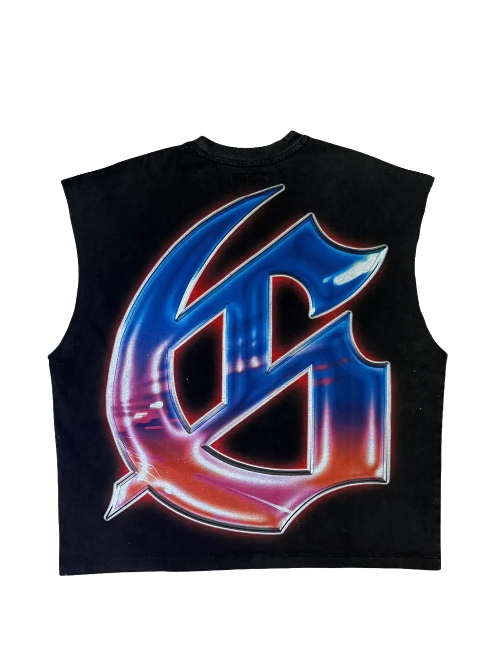 GODSPEED Fun mouwloos T-shirt Zwart