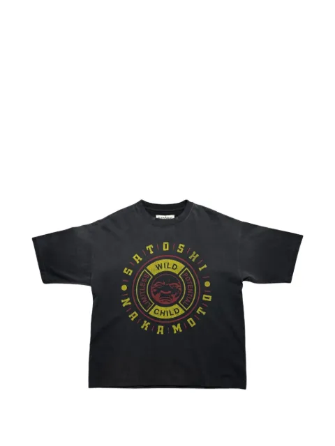 SATOSHI NAKAMOTO Wild Child graphic-print T-shirt