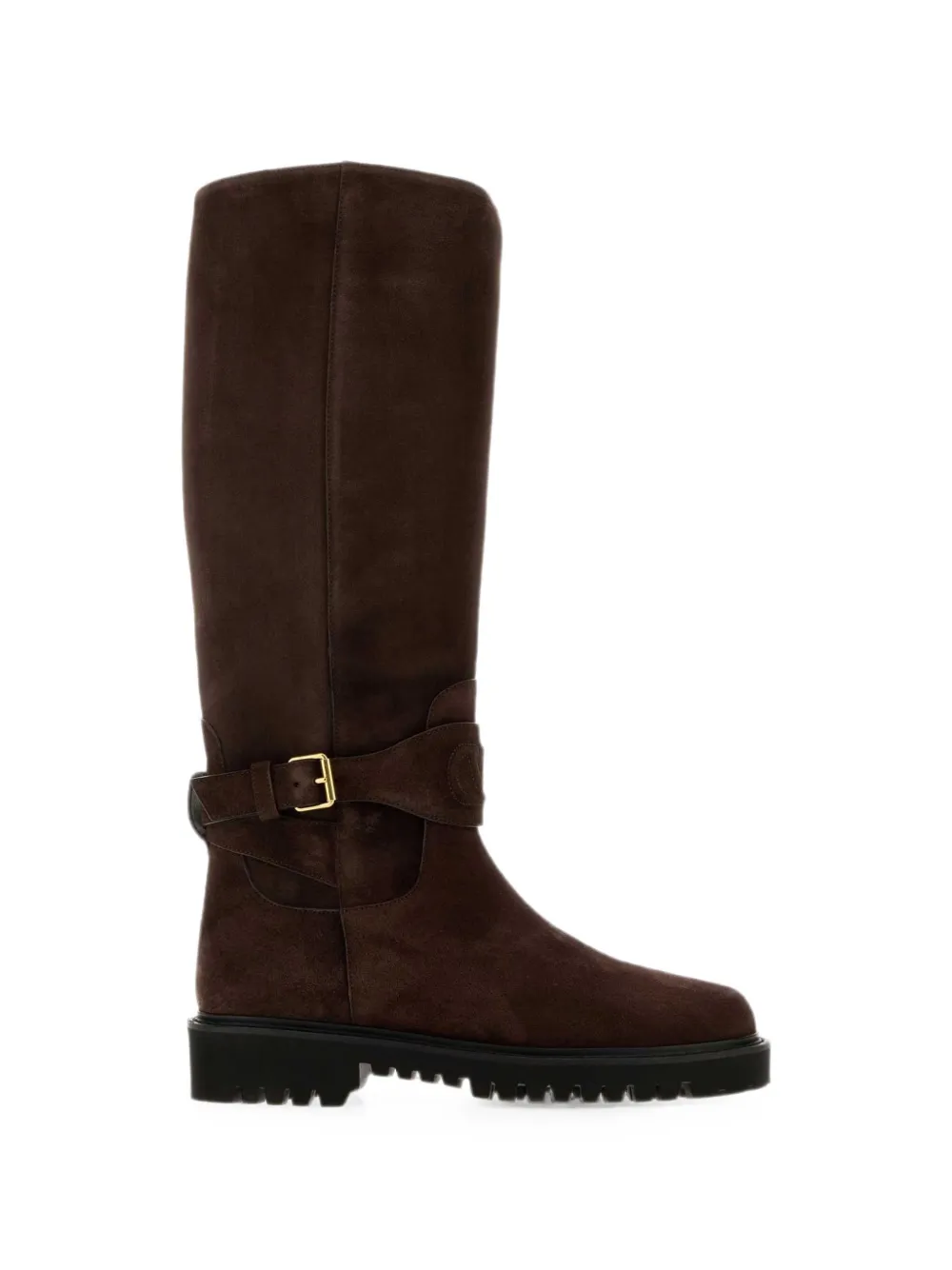 Valentino Garavani VLogo Signature buckle boots - Braun