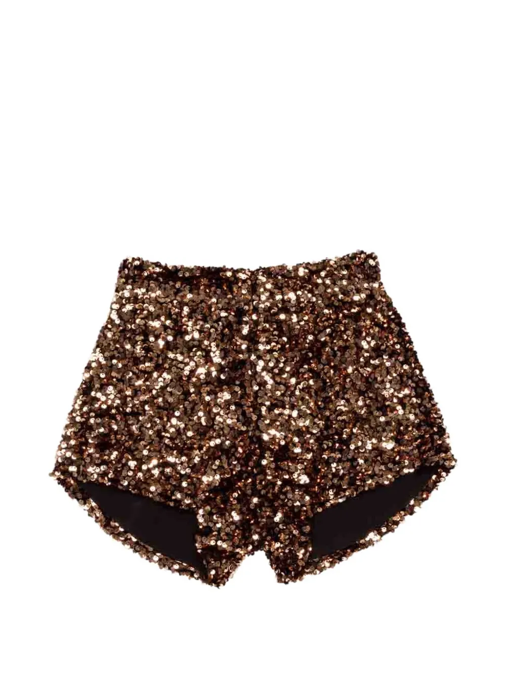 Miss Grant Kids sequin-embellished shorts - Marrone