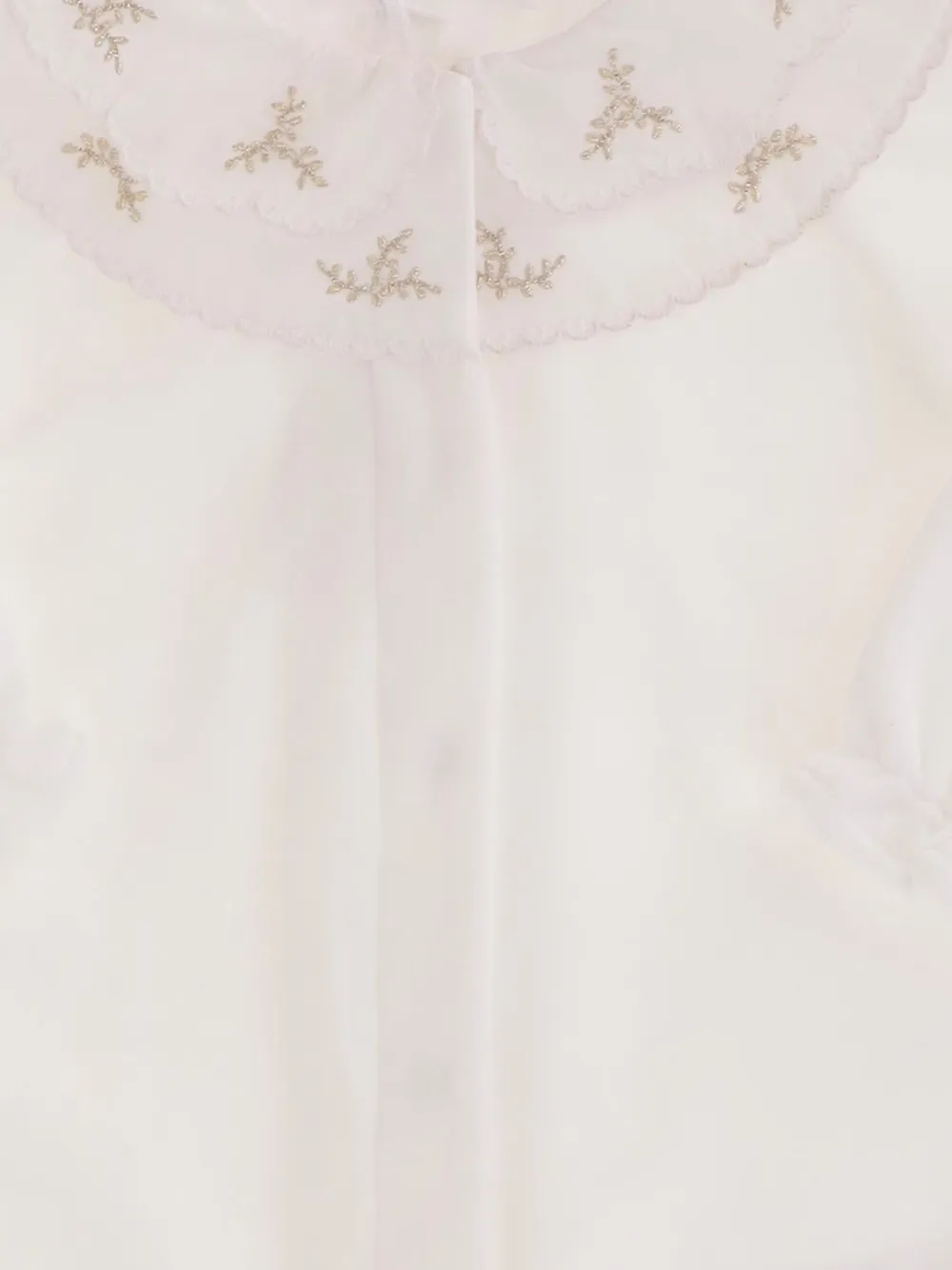 Tartine Et Chocolat Pyjama met geborduurde bloemen Wit