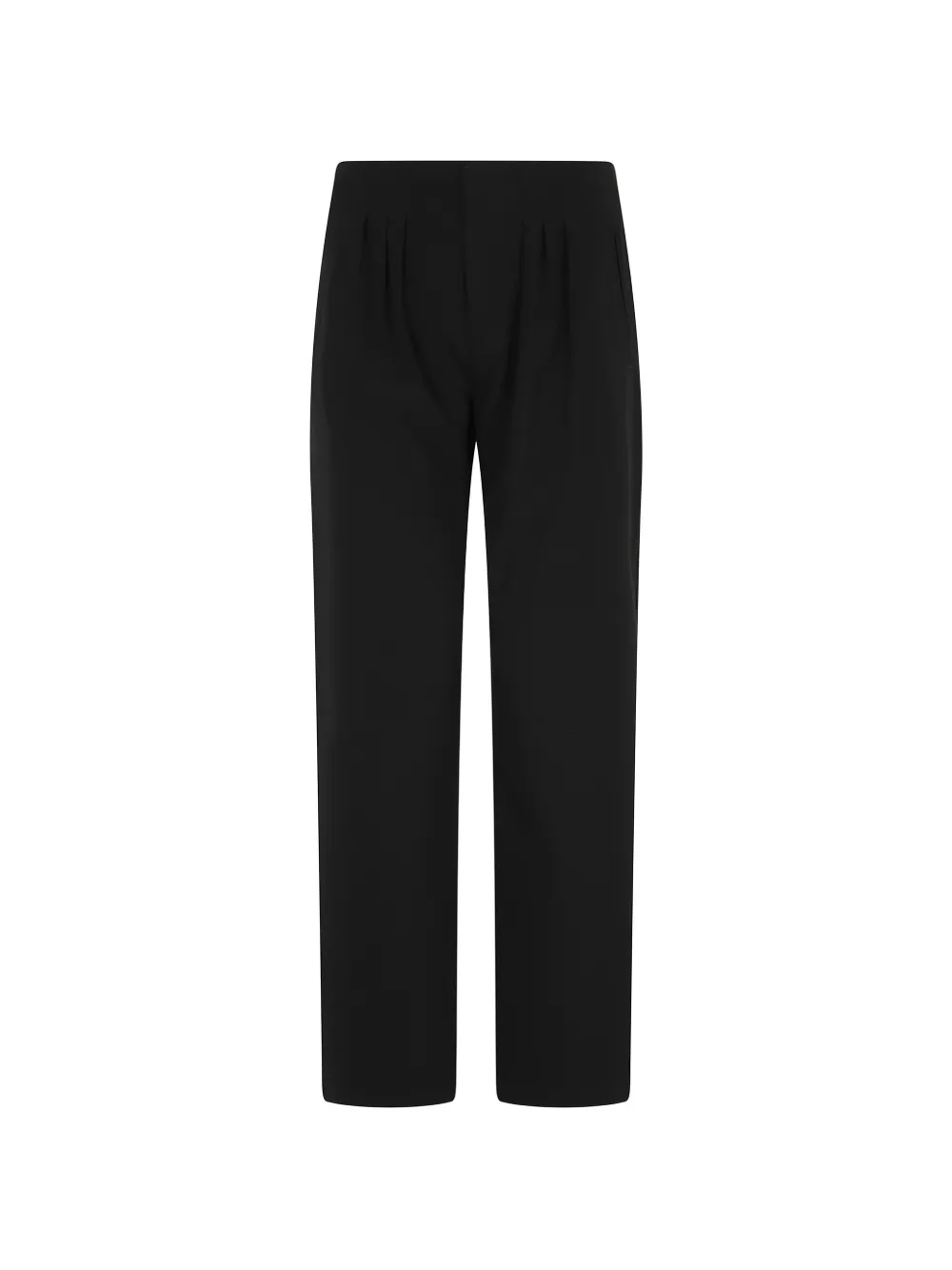 MM6 Maison Margiela pleated straight-leg trousers - Nero