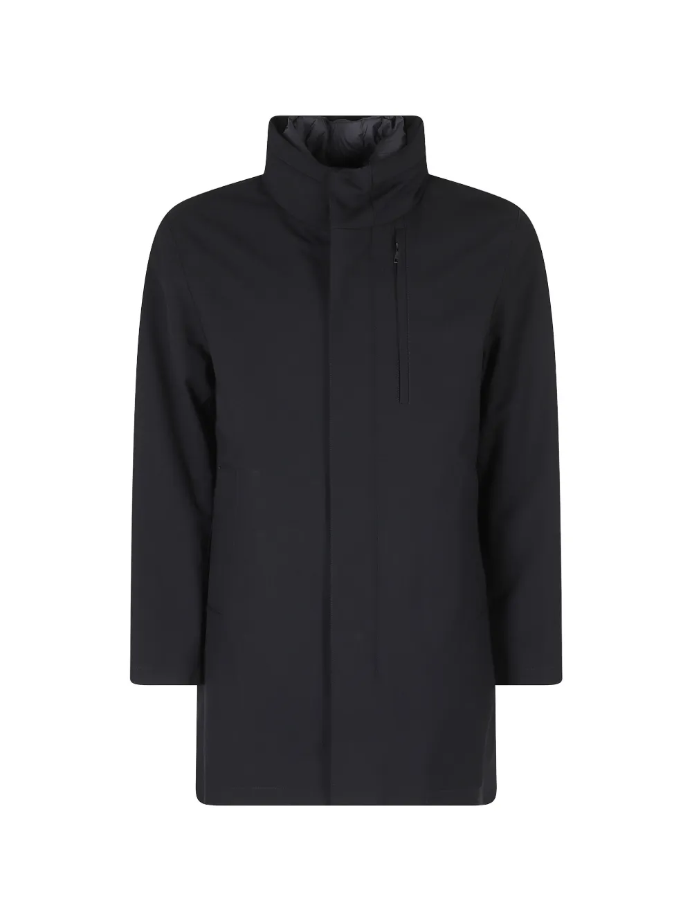 Duno Blake high-neck coat - Nero
