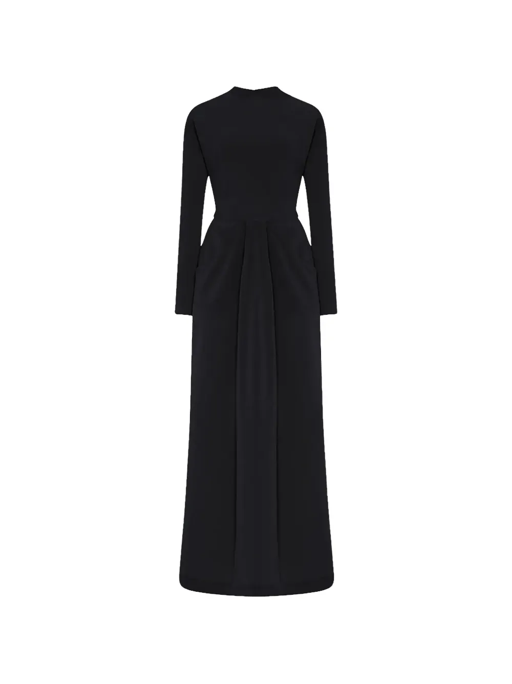 The Row Anselm draped-skirt Maxi Dress | Black | FARFETCH