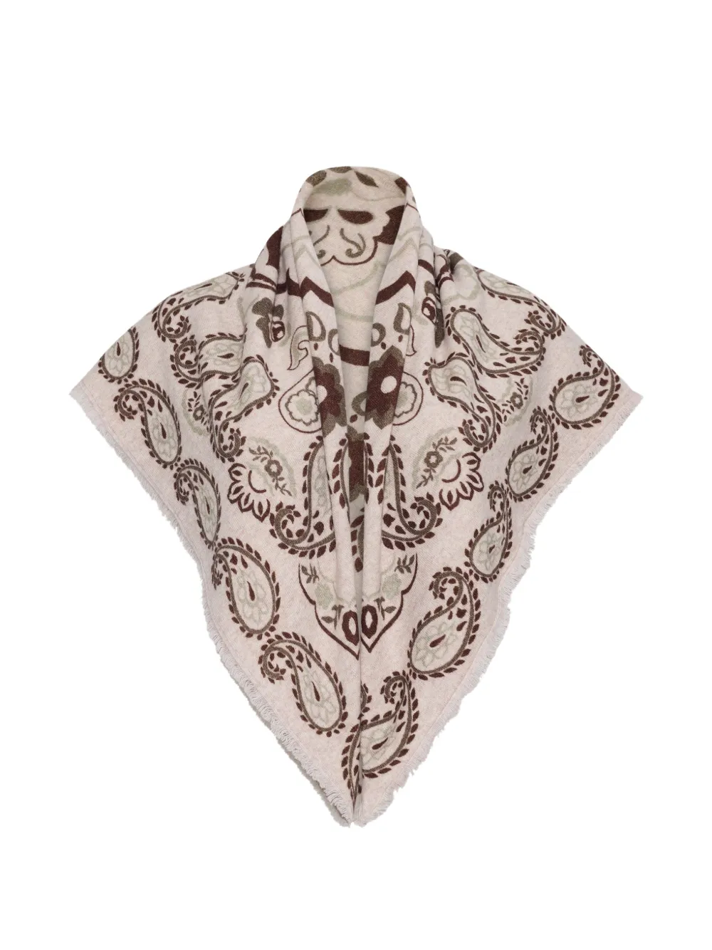 Cara Cara Sciarpa Tai con stampa paisley - Toni neutri
