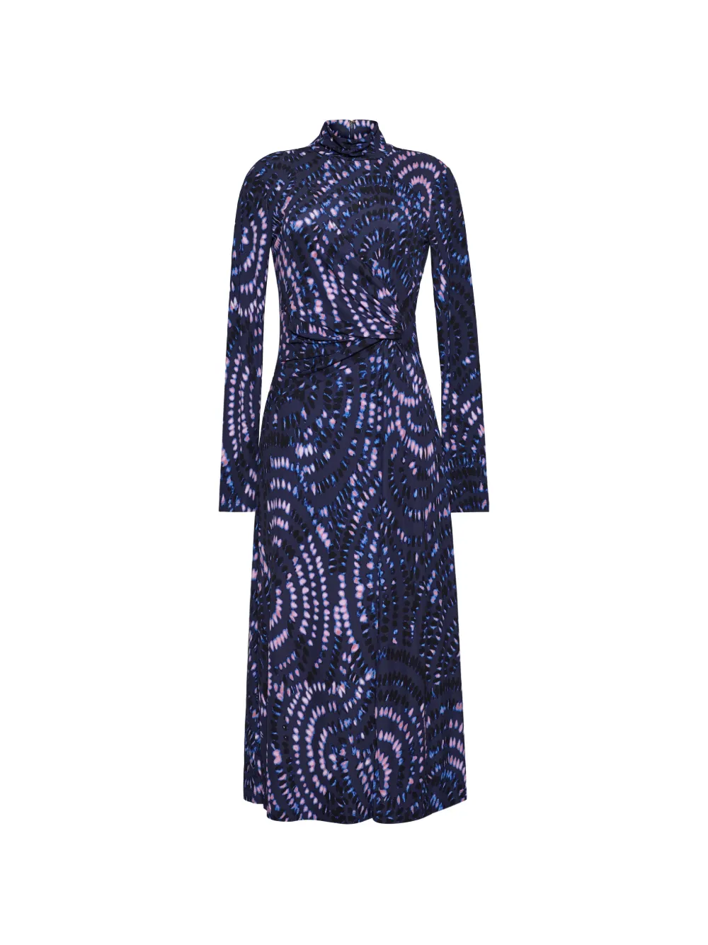 Cara Cara Hera gathered-detail midi dress - Blau