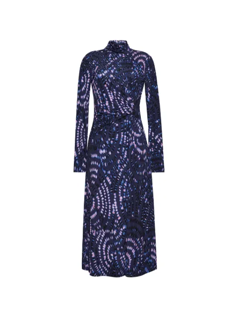 Cara Cara vestido midi Hera con detalle fruncido