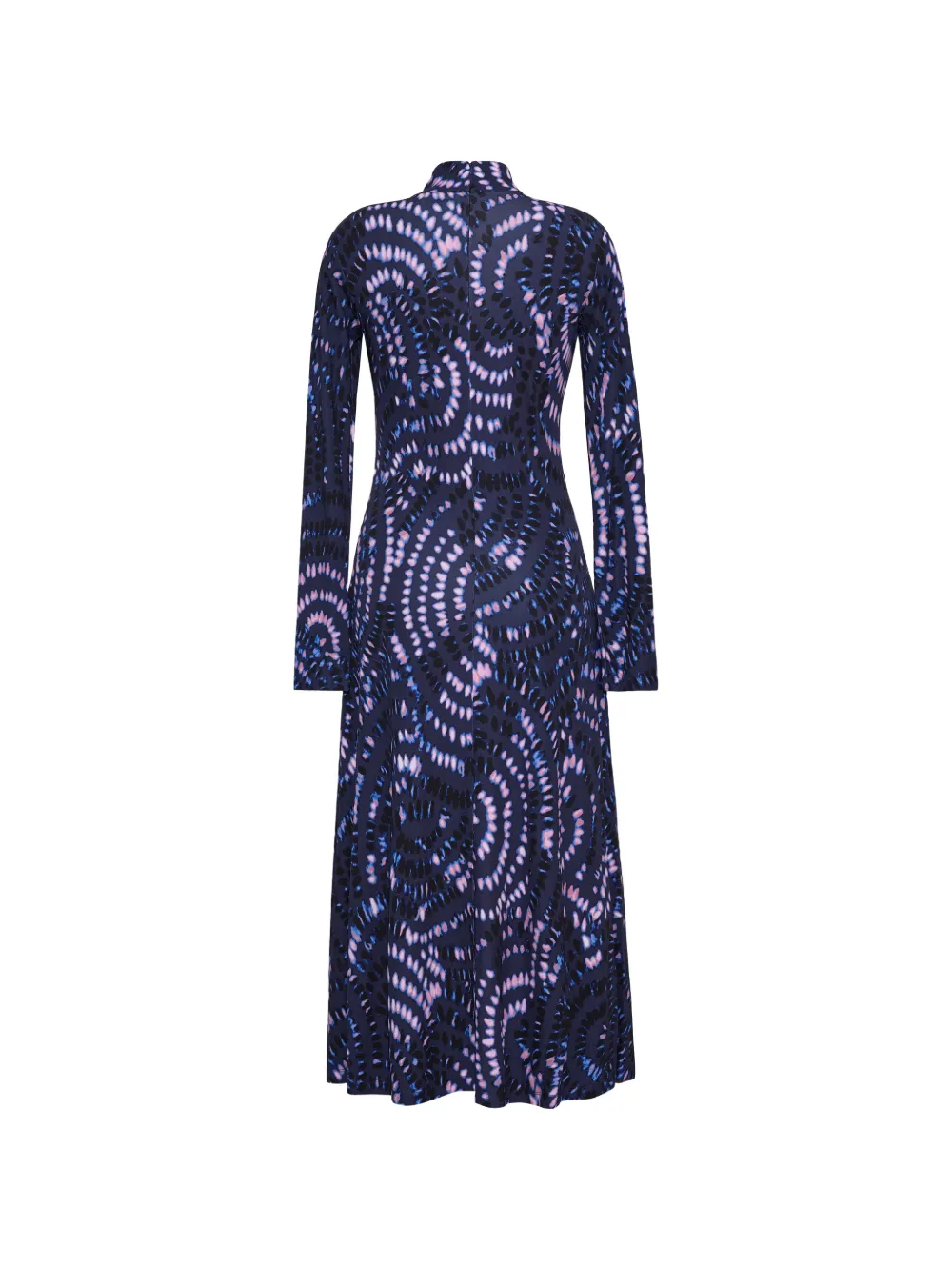 Cara Hera midi-jurk met gesmockt detail Blauw