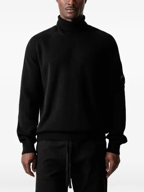 C.P. Company lambswool turtleneck Lens sweater